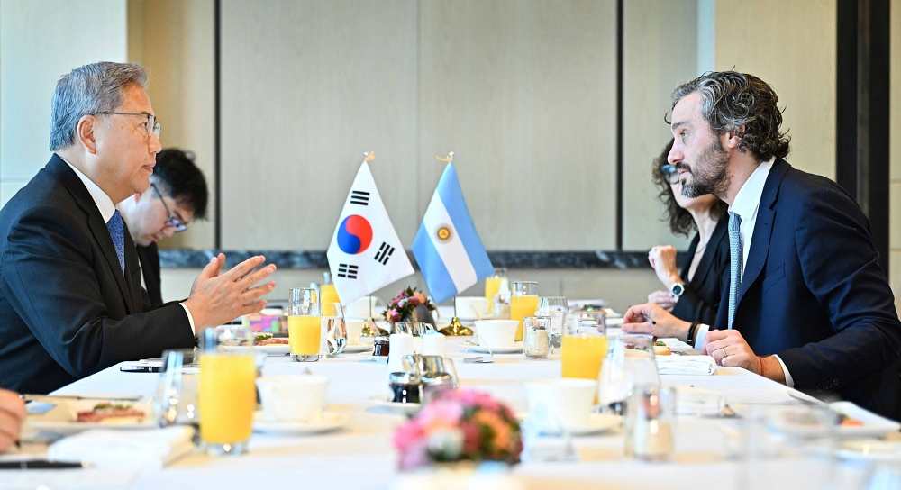 한-아르헨티나 외교장관 조찬회담 개최