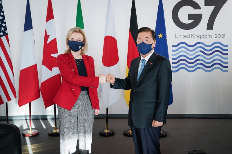 제2차 G7 외교·개발장관회의 계기 한-영 외교장관회담