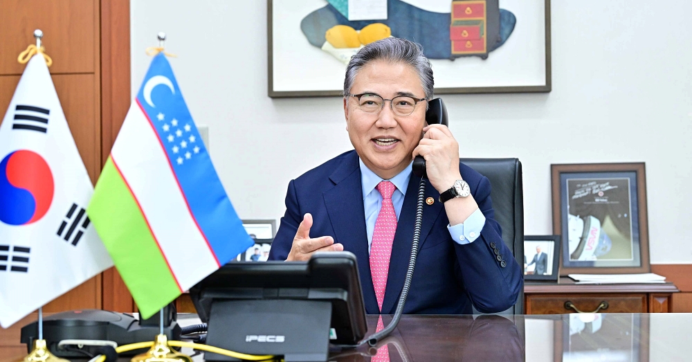 박진 외교장관, 우즈베키스탄 외교장관대행과 통화