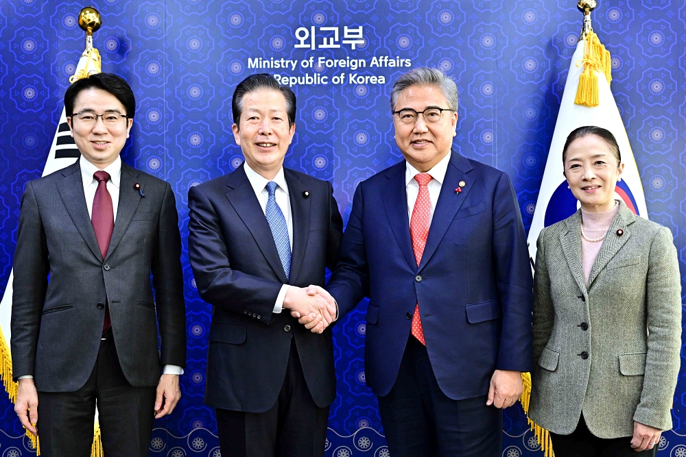 박진 외교부 장관, 일본 공명당 대표 접견