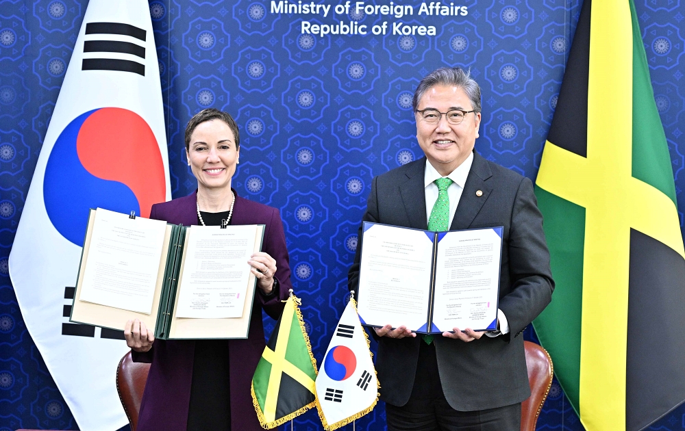 박진 장관, 한-자메이카 외교장관회담 개최