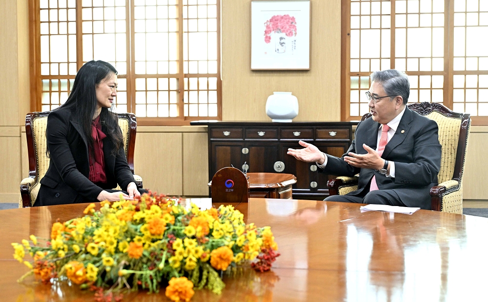 박진 장관, 줄리 터너 미국 북한인권특사 접견