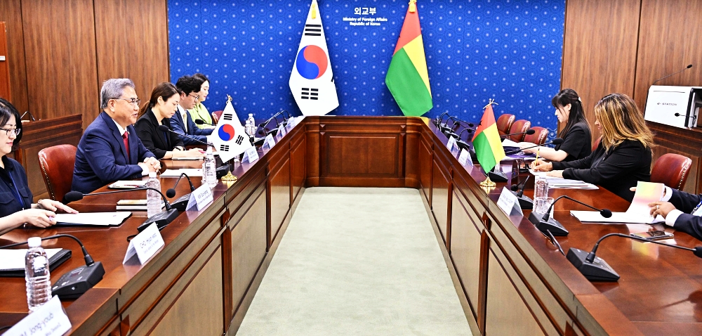 박진 장관, 한-기니비사우 외교장관회담 개최