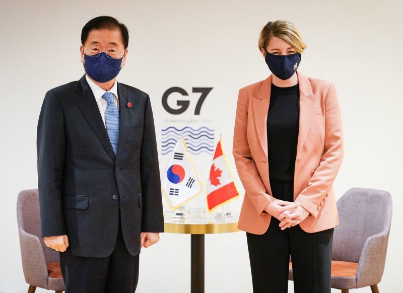 G7 외교·개발장관회의 참석 계기 한-캐나다 외교장관 회담